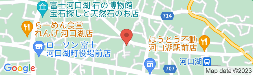 河口湖駅徒歩7分 富士山一望 Stella House Gemin【Vacation STAY提供】の地図