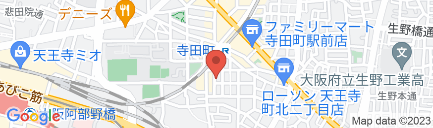 ゲストハウス ラウレア天王寺/民泊【Vacation STAY提供】の地図