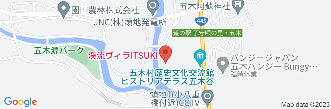 渓流ヴィラITSUKI【Vacation STAY提供】の地図