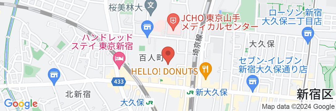 F2.新宿大久保ホテルI【Vacation STAY提供】の地図