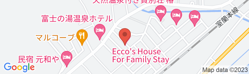 エッコズハウス【Vacation STAY提供】の地図