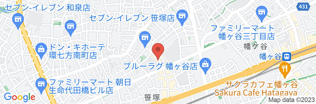 rakuna Inn 動〜sasazuka【Vacation STAY提供】の地図