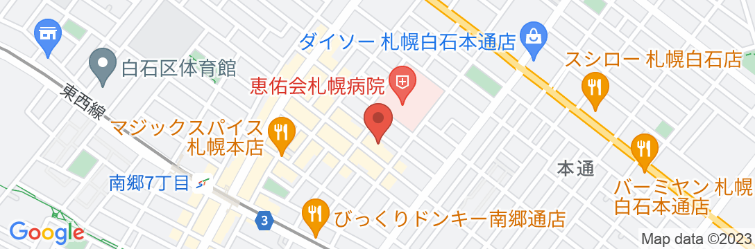 サンコート本郷通ガーデンヒルズ SUN-HG/民泊【Vacation STAY提供】の地図
