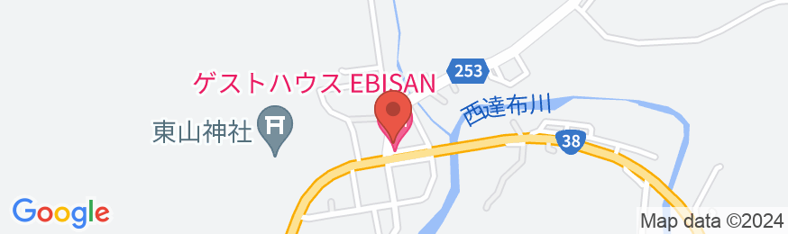 ゲストハウスEBISAN/民泊【Vacation STAY提供】の地図