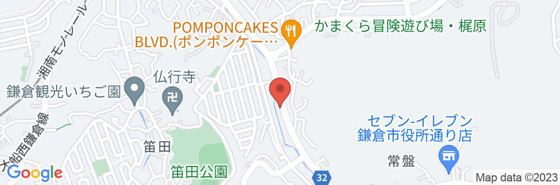 忍者ホテル鎌倉【Vacation STAY提供】の地図