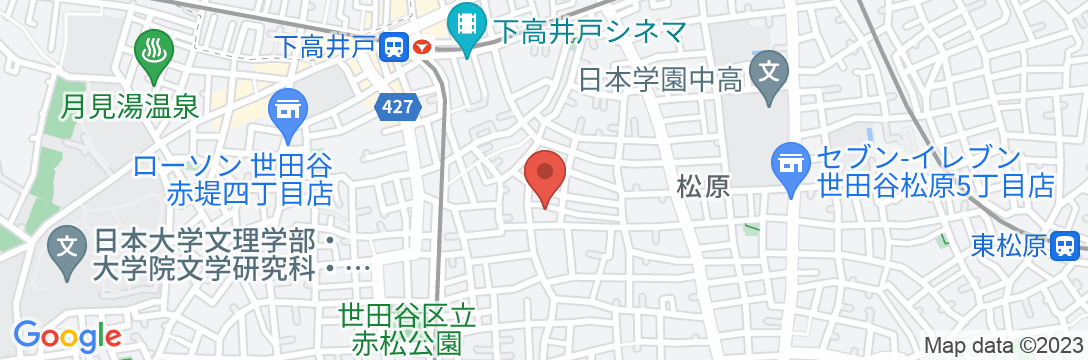 駅から徒歩7分 閑静な住宅街/民泊【Vacation STAY提供】の地図