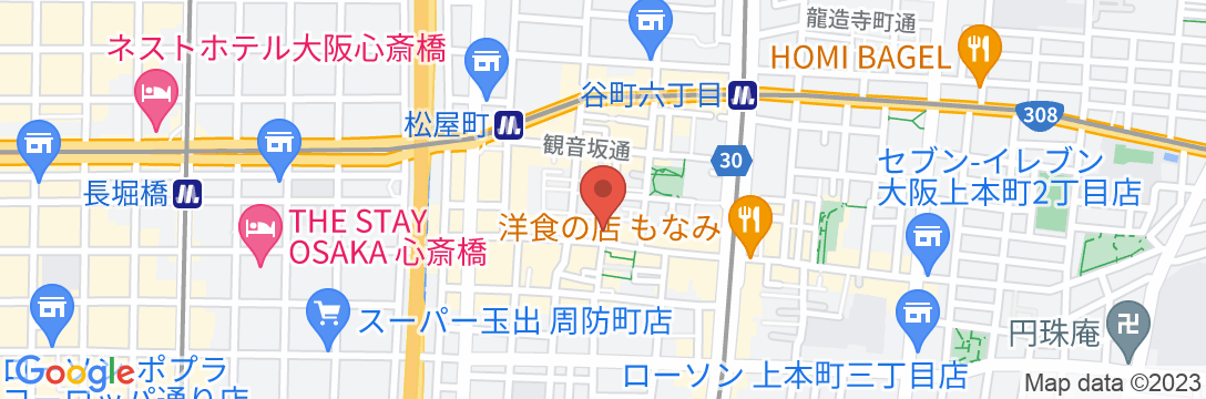 メルシアター空堀102/民泊【Vacation STAY提供】の地図