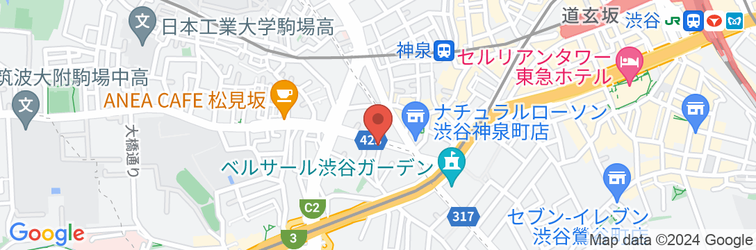 渋谷<新泉>ホテル Cote de Tokyo【Vacation STAY提供】の地図