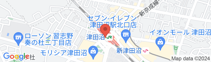 JR東日本ホテルメッツ津田沼の地図