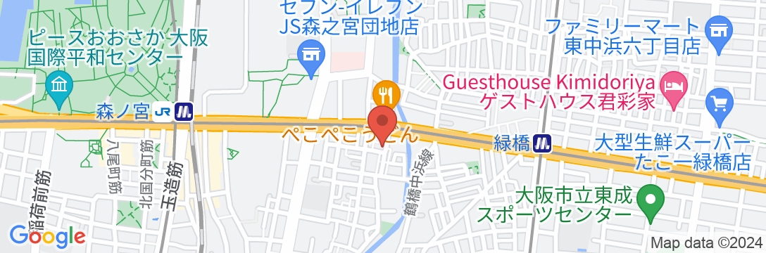 中道IKANIKAN/民泊【Vacation STAY提供】の地図