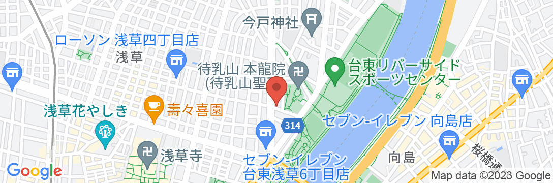 Hotel KOH Asakusa【Vacation STAY提供】の地図