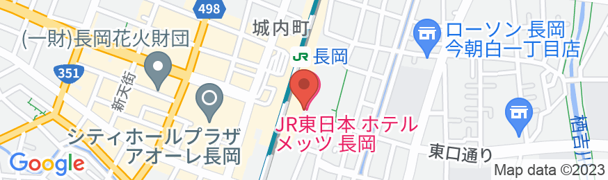 JR東日本ホテルメッツ長岡の地図