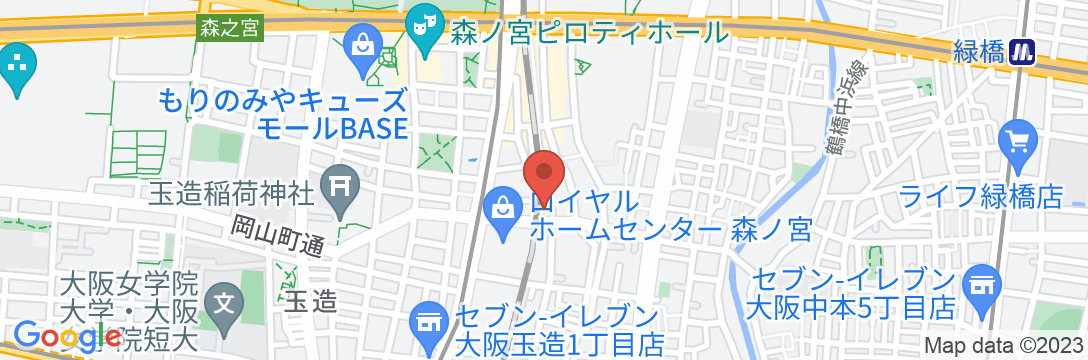 白樺の宿-中道/民泊【Vacation STAY提供】の地図