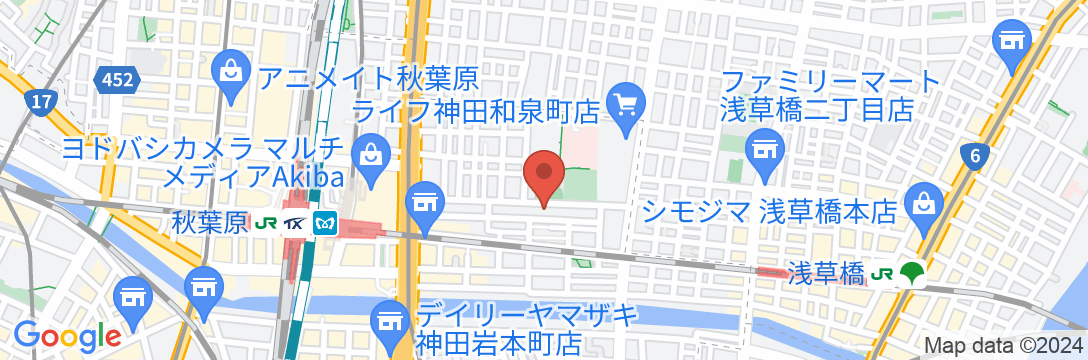 ホテルプレジール秋葉原【Vacation STAY提供】の地図