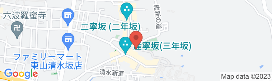 清水寺まで徒歩3分 清水三年坂 Home in KYOTO【Vacation STAY提供】の地図