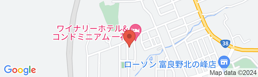 富良野スキーハウス【Vacation STAY提供】の地図