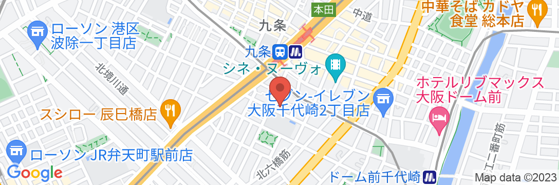 大阪西区 雲・九条/民泊【Vacation STAY提供】の地図