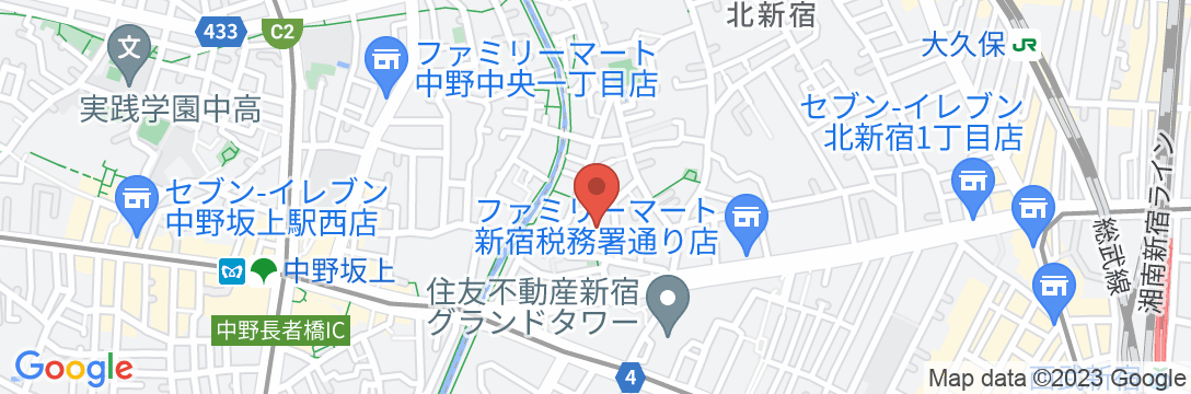 HAMA HILLS 新宿【Vacation STAY提供】の地図