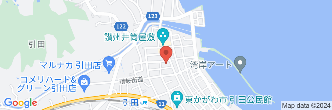 ゲストハウスまりん【Vacation STAY提供】の地図