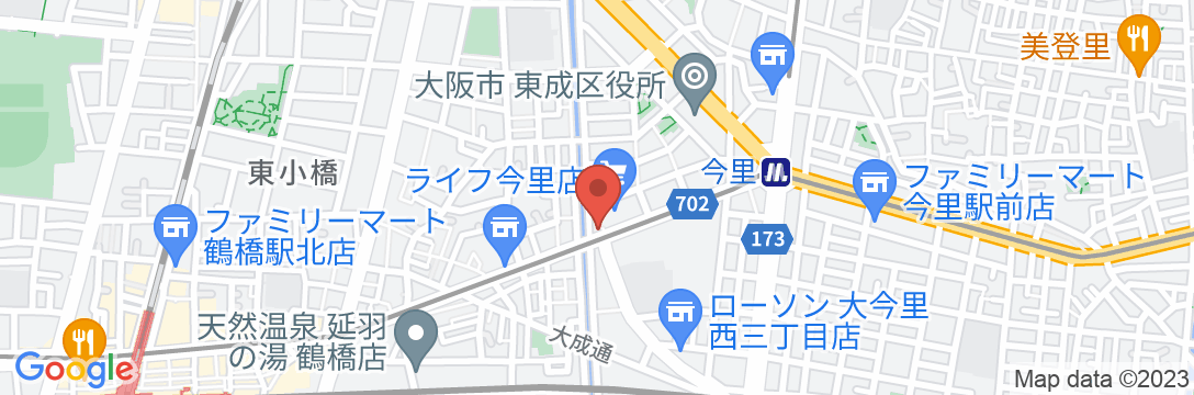 Petanige Imazato 今里/民泊【Vacation STAY提供】の地図