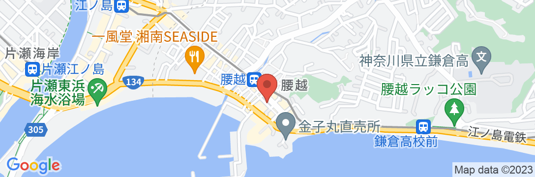 江の島の見える宿 腰越みなと館【Vacation STAY提供】の地図