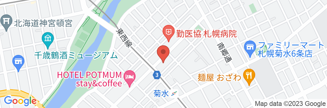 リヒトラーレ菊水/民泊【Vacation STAY提供】の地図