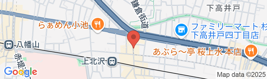 Akira &chacha guest home 商店街内、駅4分 ^の地図
