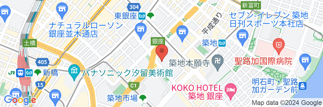 サマセット銀座イースト東京/民泊【Vacation STAY提供】の地図