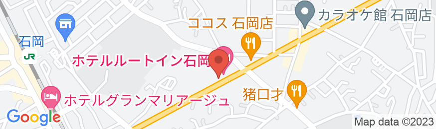 ホテルルートイン石岡の地図