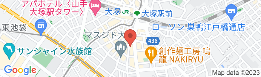 ホテルリブマックス東京大塚駅前の地図