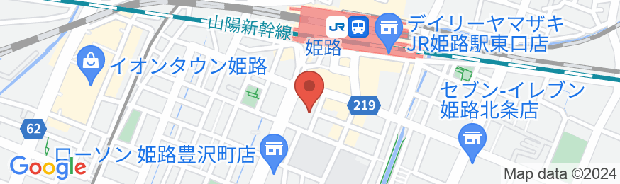 天然温泉ホテルリブマックスPREMIUM姫路駅南の地図