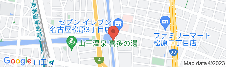 Nagoya Hostel The Three Smilesの地図