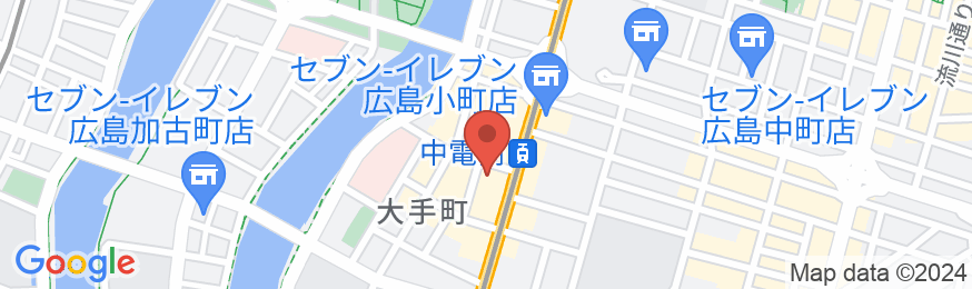 ホテル呉竹荘広島大手町の地図