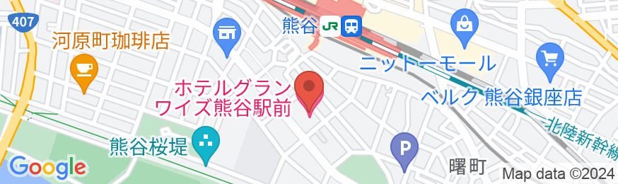 イーホテル熊谷アネックスの地図