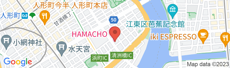 HAMACHO HOTEL TOKYO(浜町ホテル 東京)の地図