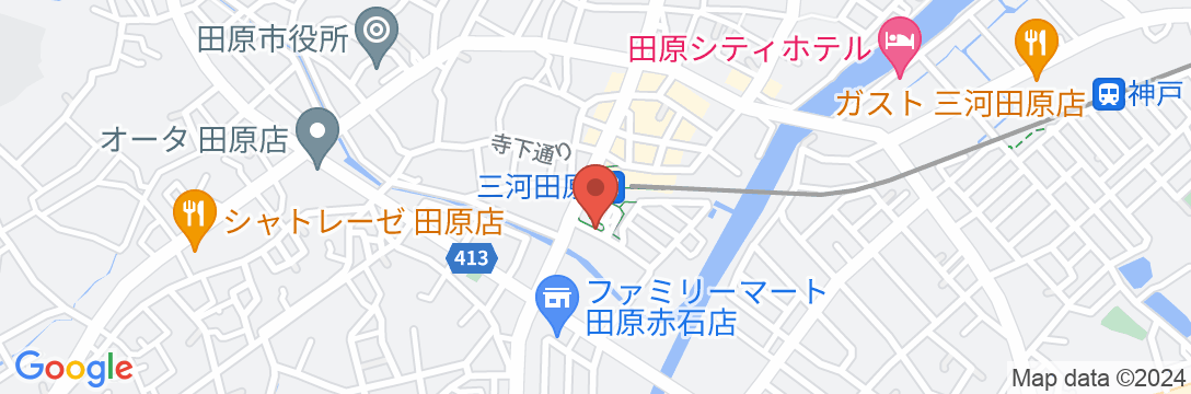 ABホテル田原の地図