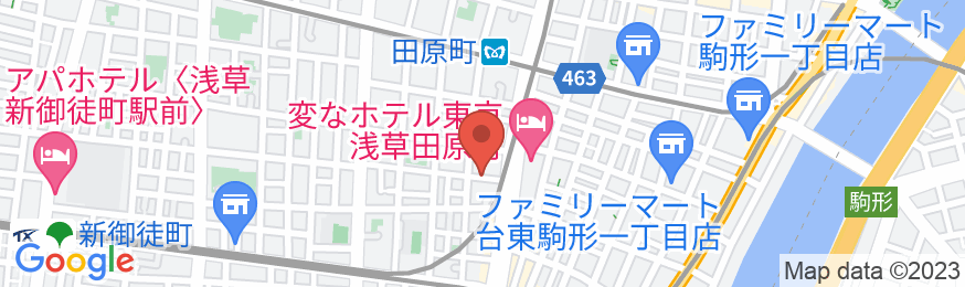 ホテルトレンド浅草田原町の地図