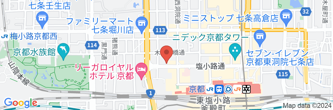 リッチモンドホテルプレミア京都駅前の地図