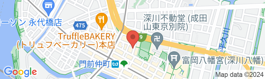 京成リッチモンドホテル東京門前仲町の地図