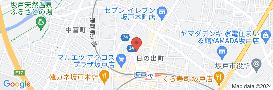ホテルサンロード<埼玉県>の地図