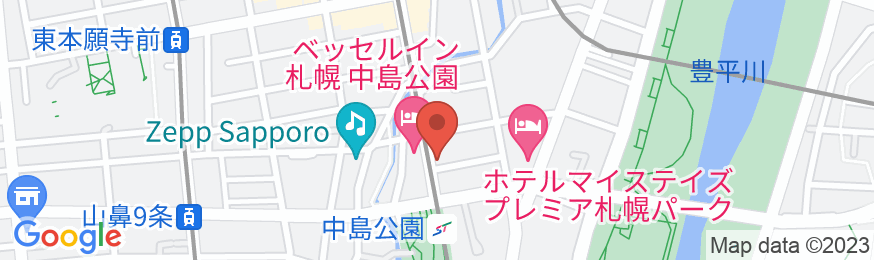 IYASU HOSTEL SAPPORO(いやすホステル札幌)の地図