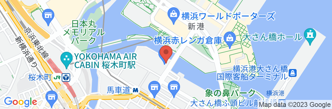 アパホテル&リゾート〈横浜ベイタワー〉の地図
