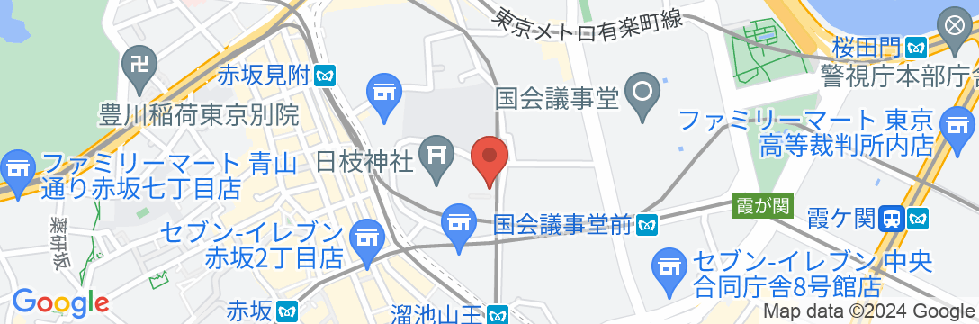 アパホテルプライド〈赤坂国会議事堂前〉の地図