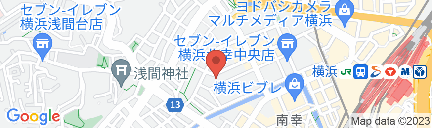 ホテルリブマックス横浜駅西口の地図