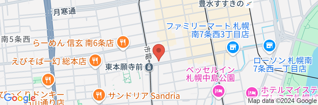 ホテルリブマックス札幌すすきのの地図