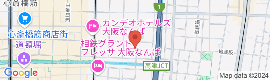 SARASA HOTEL道頓堀(サラサ ホテル道頓堀)の地図