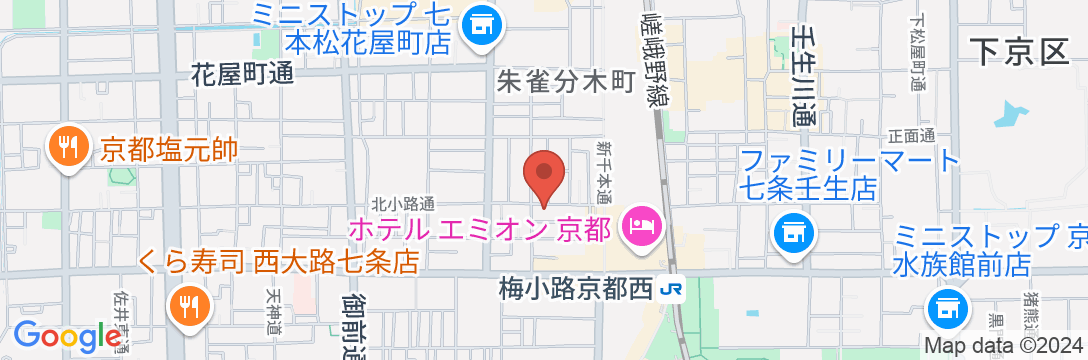 KAGANHOTEL(河岸ホテル)の地図