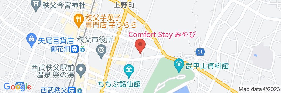Comfort Stay みやびの地図