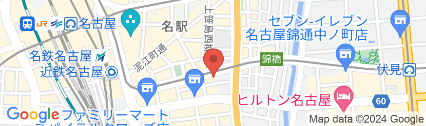 コンパスホテル名古屋(旧アットインホテル名古屋駅)の地図