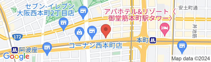 エスペリアイン大阪本町の地図